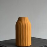 Ваза "ритм" оранжевая