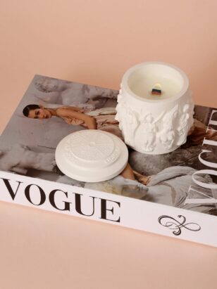 Ароматическая свеча "Ренессанс" - ветивер и золотая ваниль — изображение 3