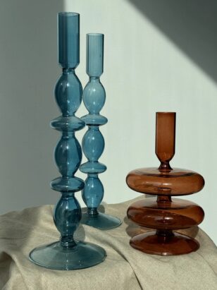 Подсвечник стеклянный в ассортименте — изображение 4