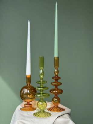 Подсвечник стеклянный в ассортименте