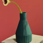 ваза "ритм" зеленая