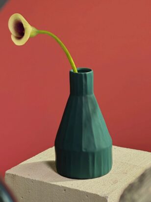 ваза "ритм" зеленая