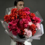 Букет из французских роз "Би Свит, Нина, Пинк Флойд"