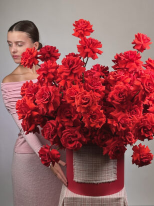 Коробка из французских роз "Нина" — изображение 2