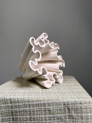 Ваза 3D печать S белая — изображение 2