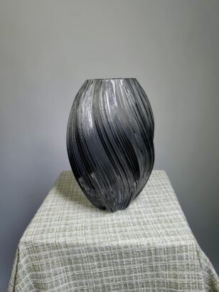 Ваза "Стайл" L серая