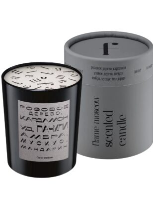 Свеча стекло black Noor