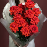 Букет из французских роз "Нина" 15 шт