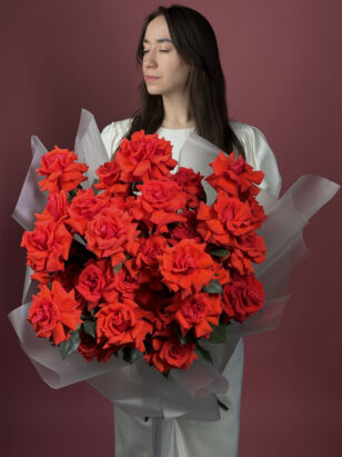 Букет из французских роз "Нина" — изображение 4