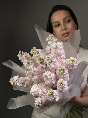 Моно букет из матиоллы — изображение 2