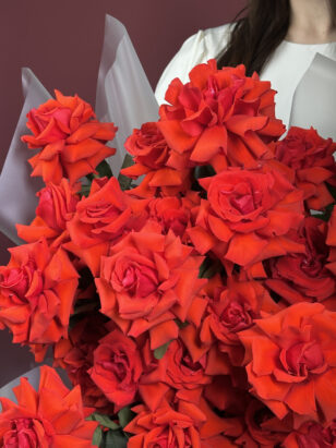 Букет из французских роз "Нина" — изображение 3