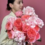 Микс французские и пионовидные розы