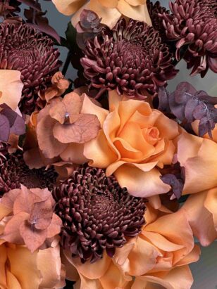 Дуо хризантема и французская роза — изображение 2