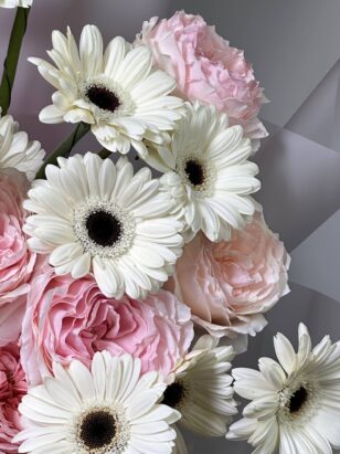 Дуо пионовидная роза и гермини — изображение 2