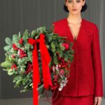 Венок "Рождественский рубин"