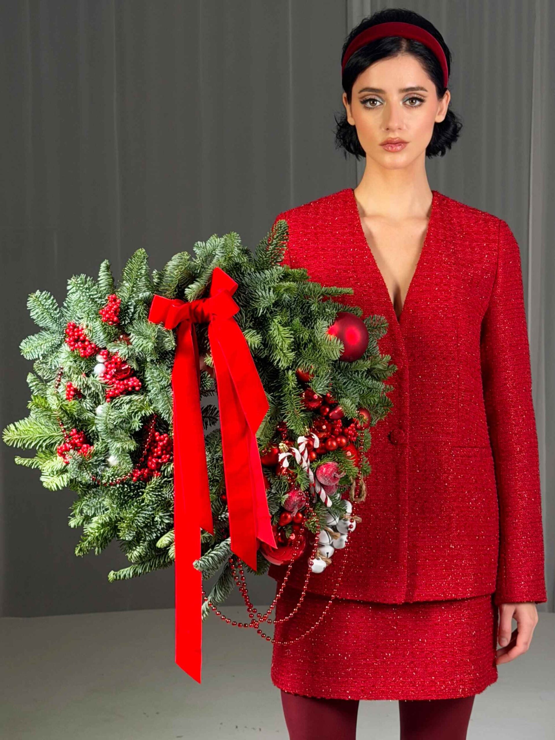 IMG_3615 Венок "Рождественский рубин" — изображение 1