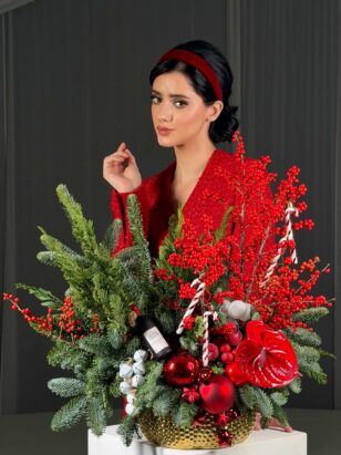 Композиция "Рождественский рубин" — изображение 2