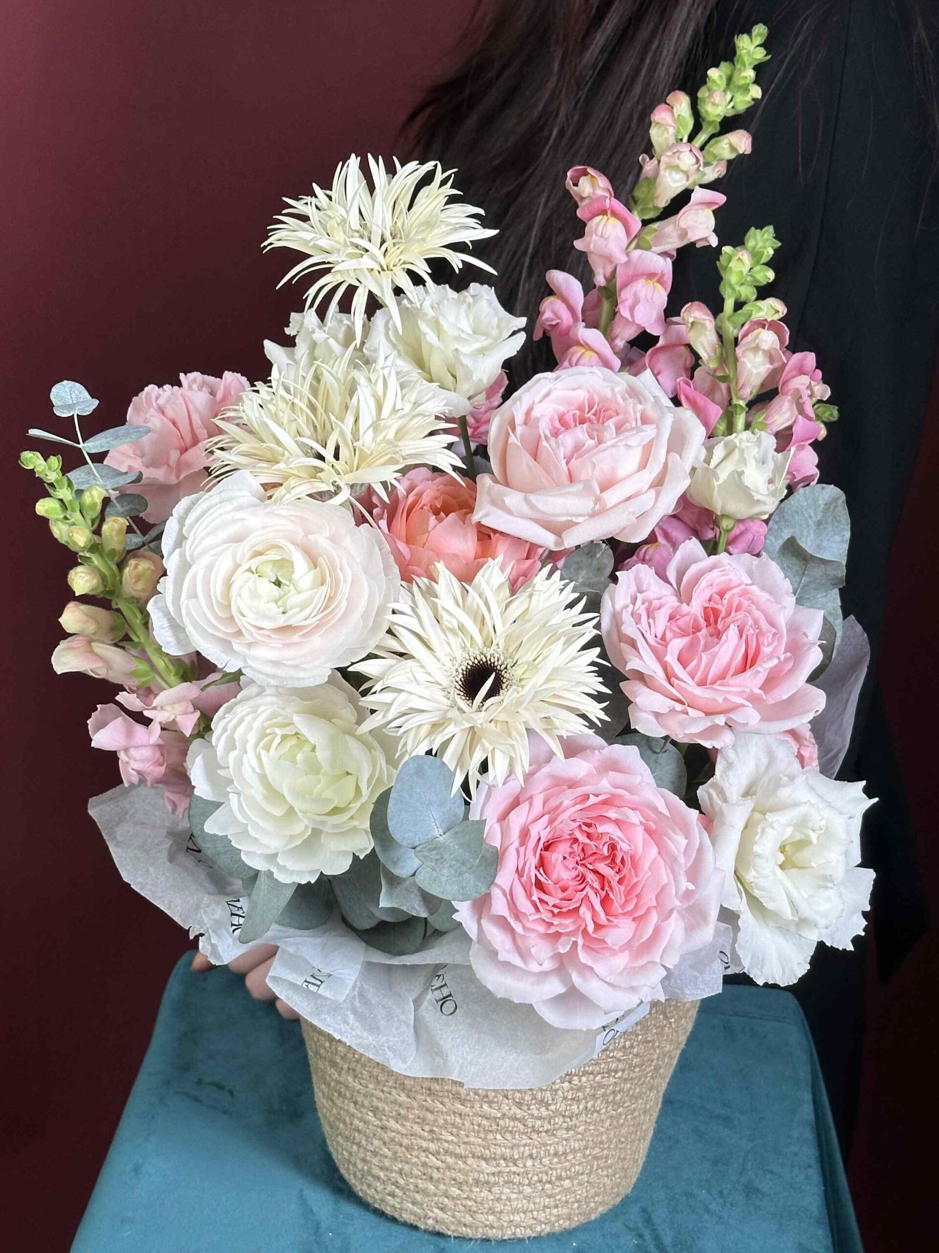 IMG_3518 Корзина с нежными цветами — изображение 1