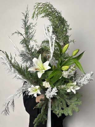 Букет "Снежная Лили" — изображение 3