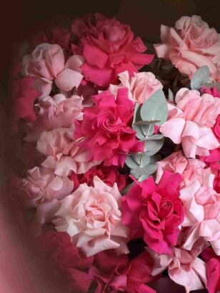 Коробка из французских роз "Би Свит и Пинк флоид" — изображение 3