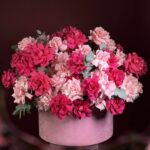 Коробка из французских роз "Би Свит и Пинк флоид"